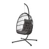 Hanging Chair with Stand and Cushion