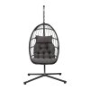 Hanging Chair with Stand and Cushion