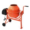 Living and Home 63L Cement Mixer Portable Electric Mortar Plaster Concrete Machine