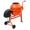 Living and Home 63L Cement Mixer Portable Electric Mortar Plaster Concrete Machine