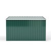 Living and Home 7 x 3 ft Garden Heavy Duty Steel Bicycle Storage Shed Outdoor Bike Store, Dark Green