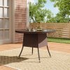 Rattan Outdoor Garden Table Patio Dining Tables Multi Size