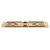 Outdoor Wooden Folding Beer Table Garden Narrow Table 217*49cm