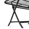 120x80cm Outdoor Folding Table with Umbrella Hole