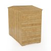 Living and Home Outdoor Wooden Garden Storage Tool Shed Cabinet
