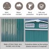 Living and Home 8x8FT Metal Garden Storage Shed with Sliding Door