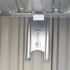 Living and Home 3x5FT Outdoor Metal Garden Storage Shed with Shelves