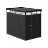 Living and Home 5.3 x 8.5FT Outdoor Metal Garden Storage Shed, Anthracite