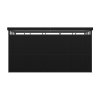 Living and Home 4x3x2m Charcoal Black Galvanized Steel Storage Shed with Lockable Doors