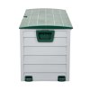 Living and Home 290L Plastic Outdoor Garden Storage Deck Box with Wheels