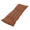 Living and Home Brown Garden Bench Cushion Non-slip Sun Lounger Cushion for Garden Patio