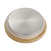 Living and Home 1800ML Clear Glass Teapot Stovetop Safe with Bamboo Lid