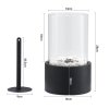 Living and Home Round Tabletop Ventless Ethanol Fireplace