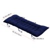 Living and Home Non-slip Sun Lounger Cushion for Garden Patio Dark Blue, 110cm(W) x 40cm(D)