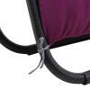 Living and Home Non-slip Sun Lounger Cushion for Garden Patio Purple, 160cm(W) x 50cm(D)