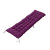Living and Home Non-slip Sun Lounger Cushion for Garden Patio Purple, 160cm(W) x 50cm(D)