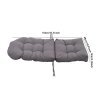 Living and Home Outdoor Waterproof Tufted Swing Seat Cushion