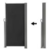 Living and Home 300cm L x 180cm W Outdoor Retractable Privacy Side Awning, Grey