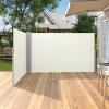 Living and Home 600cm L x 180cm W Outdoor Retractable Privacy Side Awning, Beige
