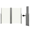 Living and Home 600cm L x 180cm W Outdoor Retractable Privacy Side Awning, Beige