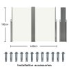 Living and Home 600cm L x 180cm W Outdoor Retractable Privacy Side Awning, Beige
