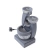 Living and Home Outdoor Electric Freestanding Garden Fountain Rockery Decor