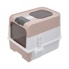 Living and Home Fully Enclosed Cat Litter Box with UV Sterilization