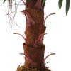 Living and Home 100cm Large Faux Palm Tree Fake Artificial Green Plants Realistic Tree Garden