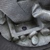 Living and Home Cascade Tabletop Fountain Water Feature with LED Light