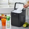 Living and Home Ice Maker Machine with Ice Scoop & Basket
