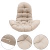 Living and Home Hanging Egg Chair Cushion, Camel