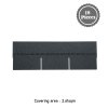 Living and Home 18Pcs 3-Tab Asphalt Shingles Bitumen Roofing, Black