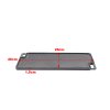 Living and Home Black Cast Iron Grill Pan, 46cm W x 26cm D x 1.5cm H