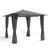 3x3M Metal Gazebo with Lights