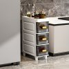 Living and Home 3-Tier Floor-standing Storage Cart