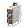Living and Home 3-Tier Floor-standing Storage Cart