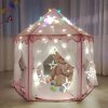 Living and Home Hexagonal Large Fairy Play House Indoor Tent for Kids