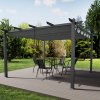 4x4M Aluminum Patio Pergola with Canopy