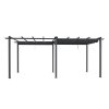 6x3M Aluminum Patio Pergola with Canopy
