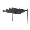 10 x 13FT Outdoor Lean To Pergola with Canopy