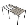 10x20ft Aluminium Pergola with Retractable Roof