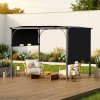 3x3m Outdoor Pergola with Adjustable Canopy