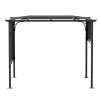 3x3m Outdoor Pergola with Adjustable Canopy