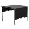 3x3m Outdoor Pergola with Adjustable Canopy