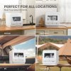 Living and Home 5L Countertop Dishwasher with 6 Wash Programs, Drying Function, Steam Sterilization