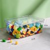 Living and Home 4Pcs Transparent Stackable Storage Box Set