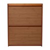 Living and Home Bamboo Bread Storage Cabinet for Kitchen Counter Bread Box