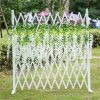 Living and Home 12pcs Artificial White Wisteria Hanging Vines