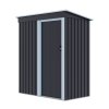 5.38 x 2.89FT Outdoor Metal Storage Shed with Lockable Door