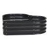Galvanised Steel Raised Garden Bed, 108cm W x 93cm D x 28.5cm H